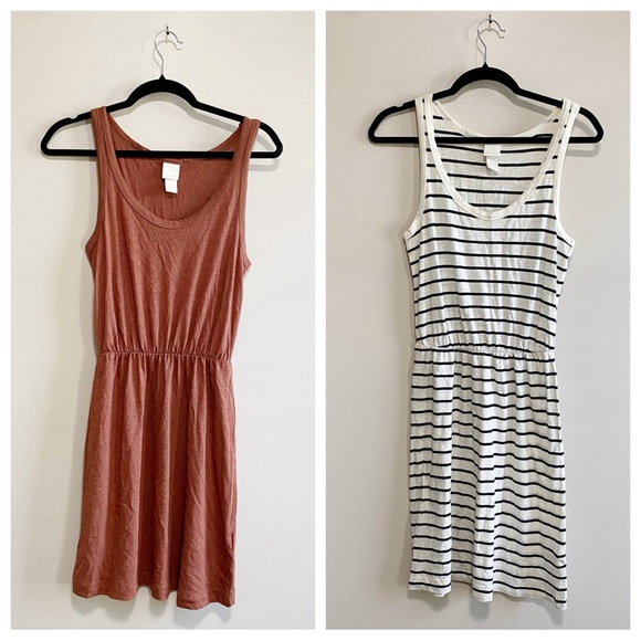 H&M Dresses & Skirts - Set of 2 H&M Sleeveless Tank Dresses Size XS